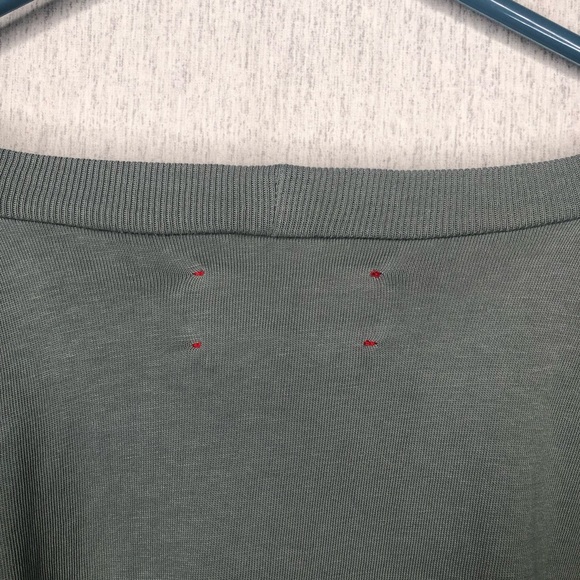 XiRENA Women’s Top Size M Blouson Sleeve Loose Fit Boxy Oversized Gray Green USA - Picture 9 of 14